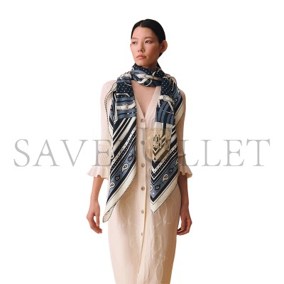 HERMES MORS A JOUETS BANDANA SHAWL 140 H244354S (135*136cm)